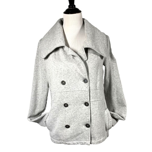 Element Jackets & Blazers - Element Sweatshirt Pea Coat Double Breasted Womens XL Gray Streetwear Skater